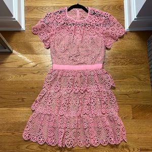 Self-Portrait Pink Dress Size 4